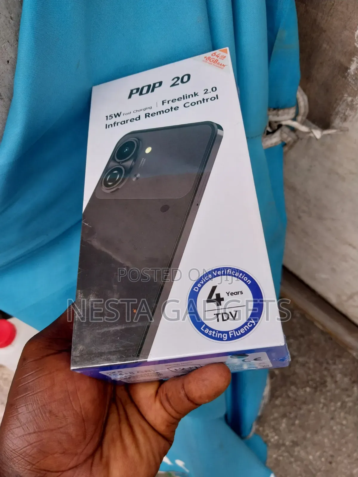 New Tecno Pop 20 128 GB Blue