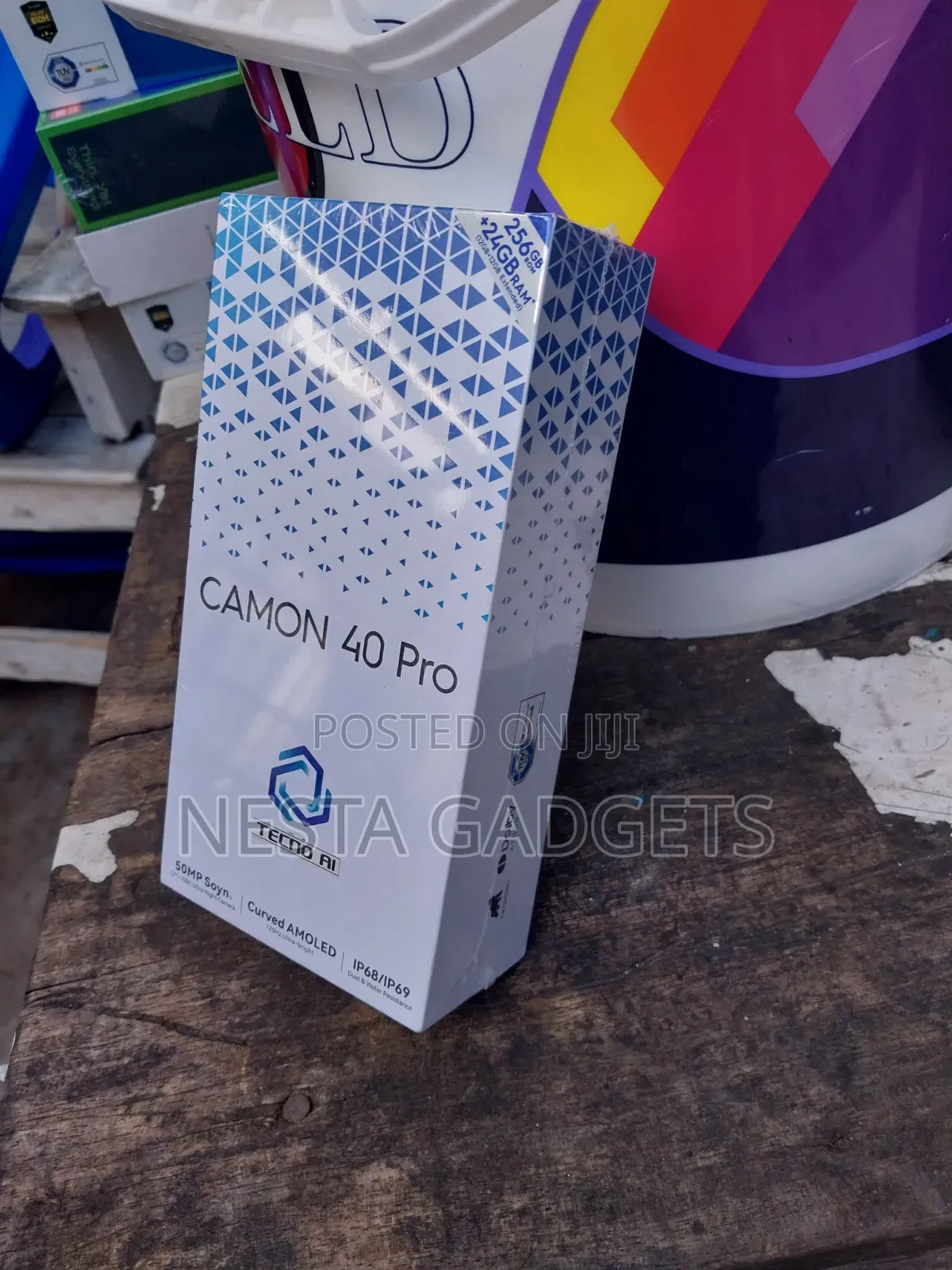 New Tecno Camon 40 Pro 5G 256 GB Silver