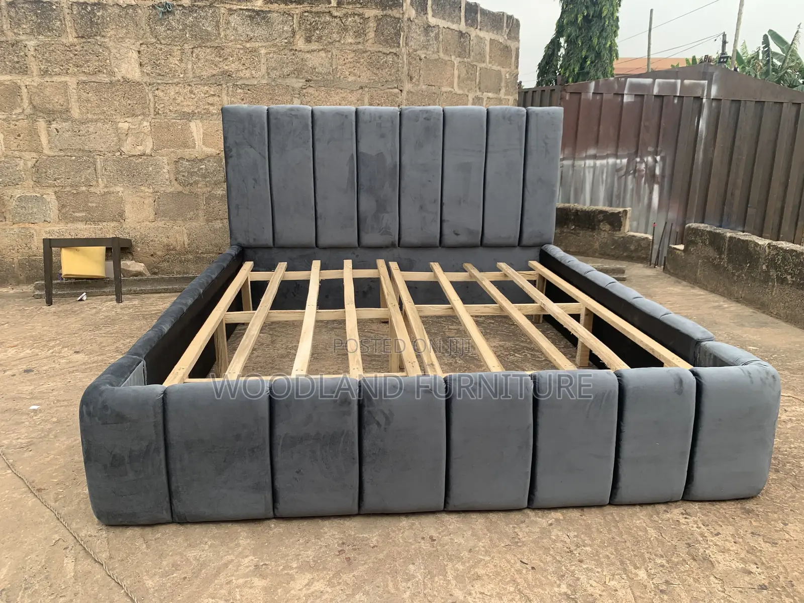 Elevate Your Bedroom With Woodland’s Modern Grey Queen Size Bed Frame