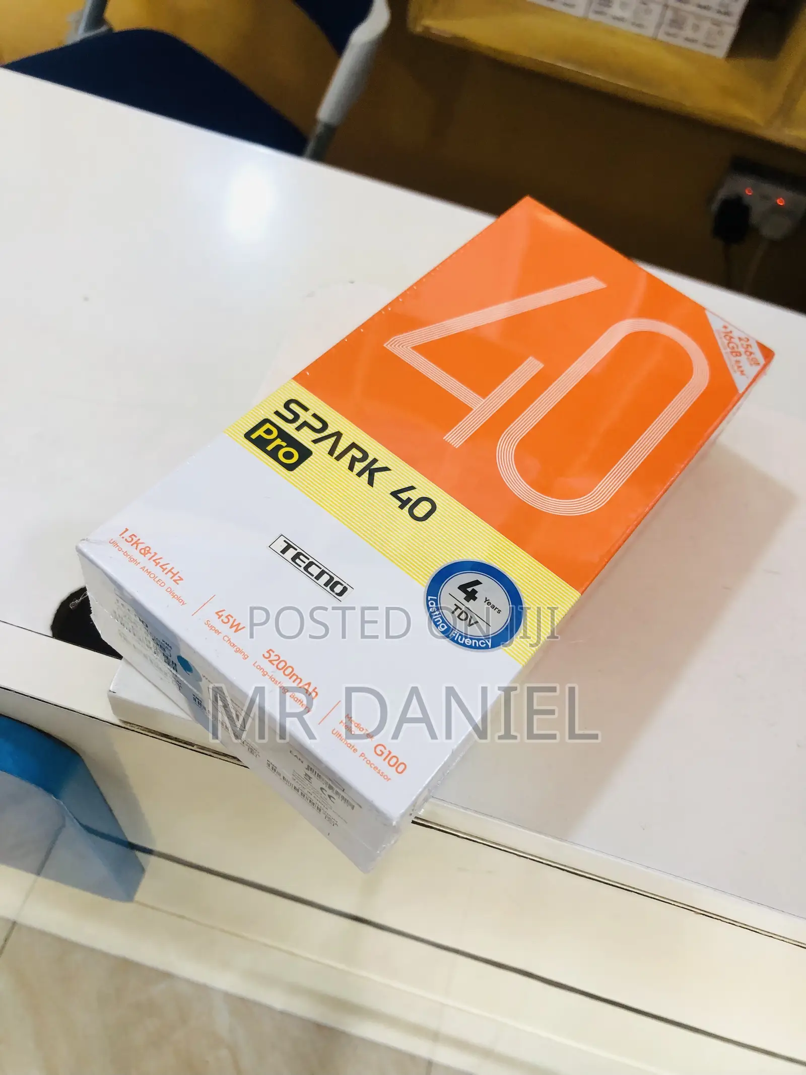 New Tecno Spark 40 Pro 256 GB Black