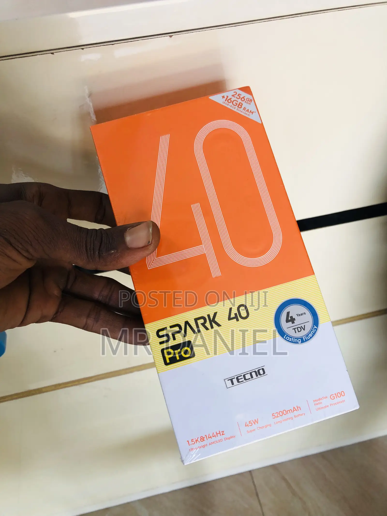 New Tecno Spark 40 Pro 256 GB Black