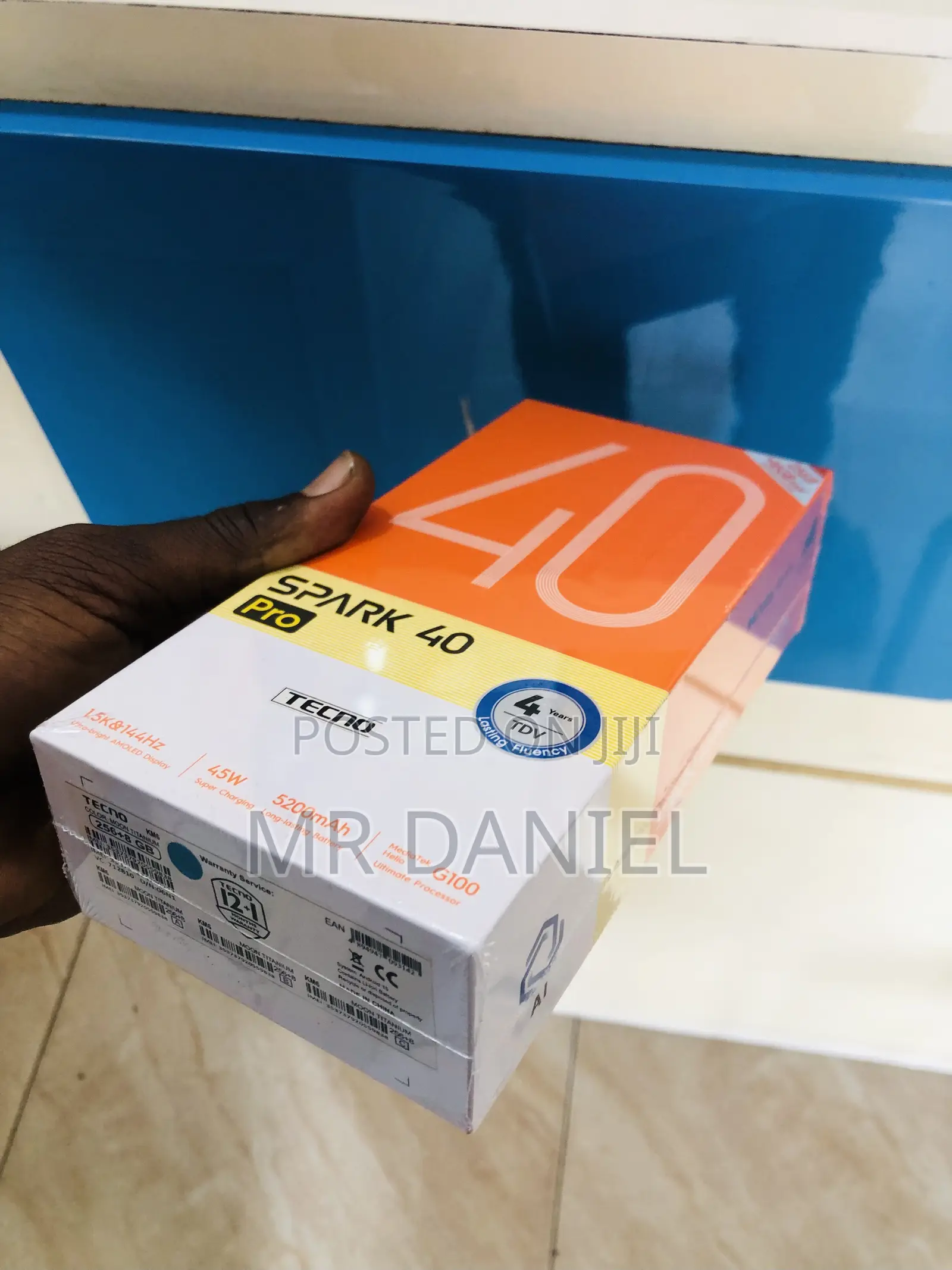 New Tecno Spark 40 Pro 256 GB Blue