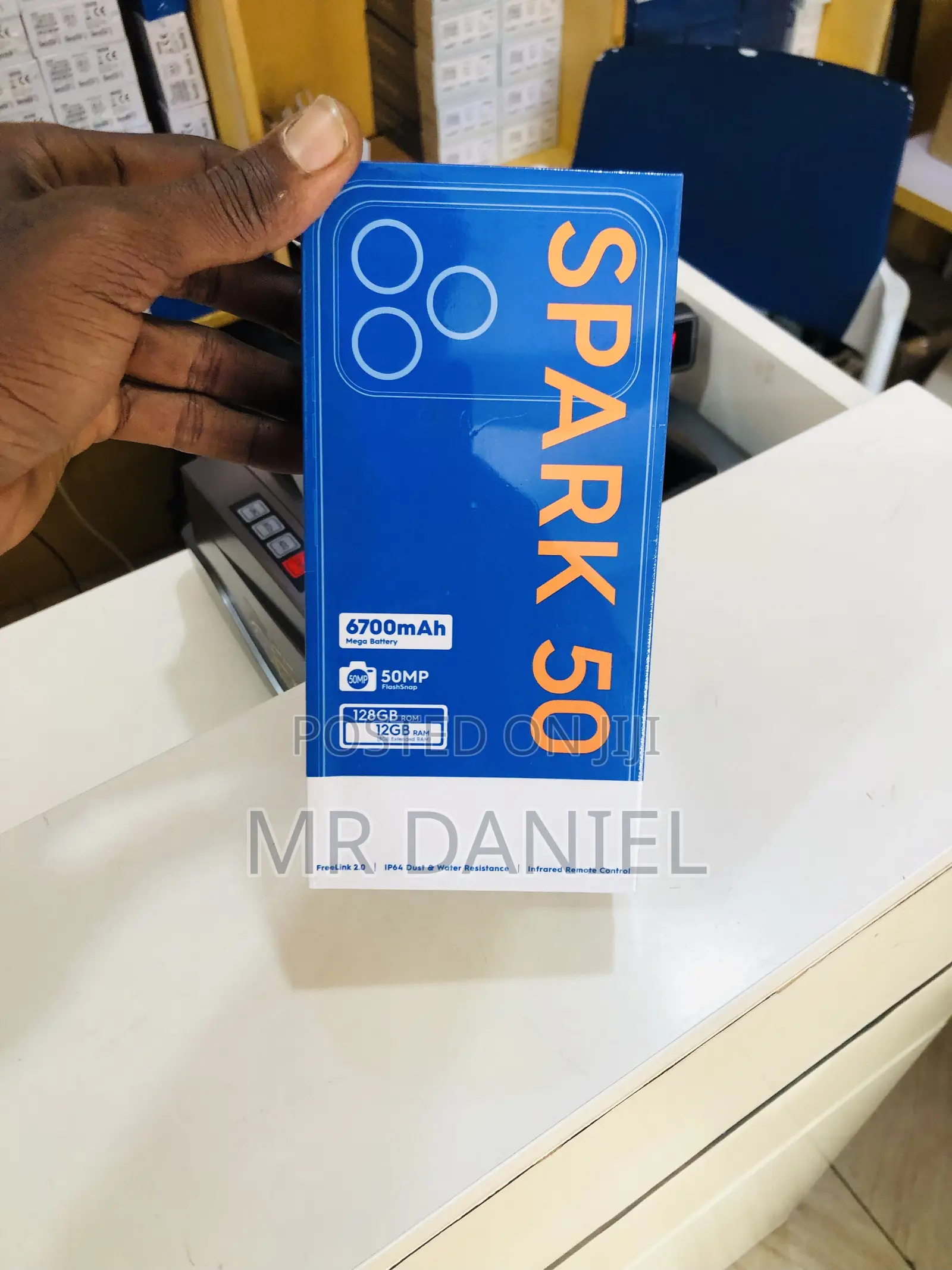 New Tecno Spark 50 128 GB Black