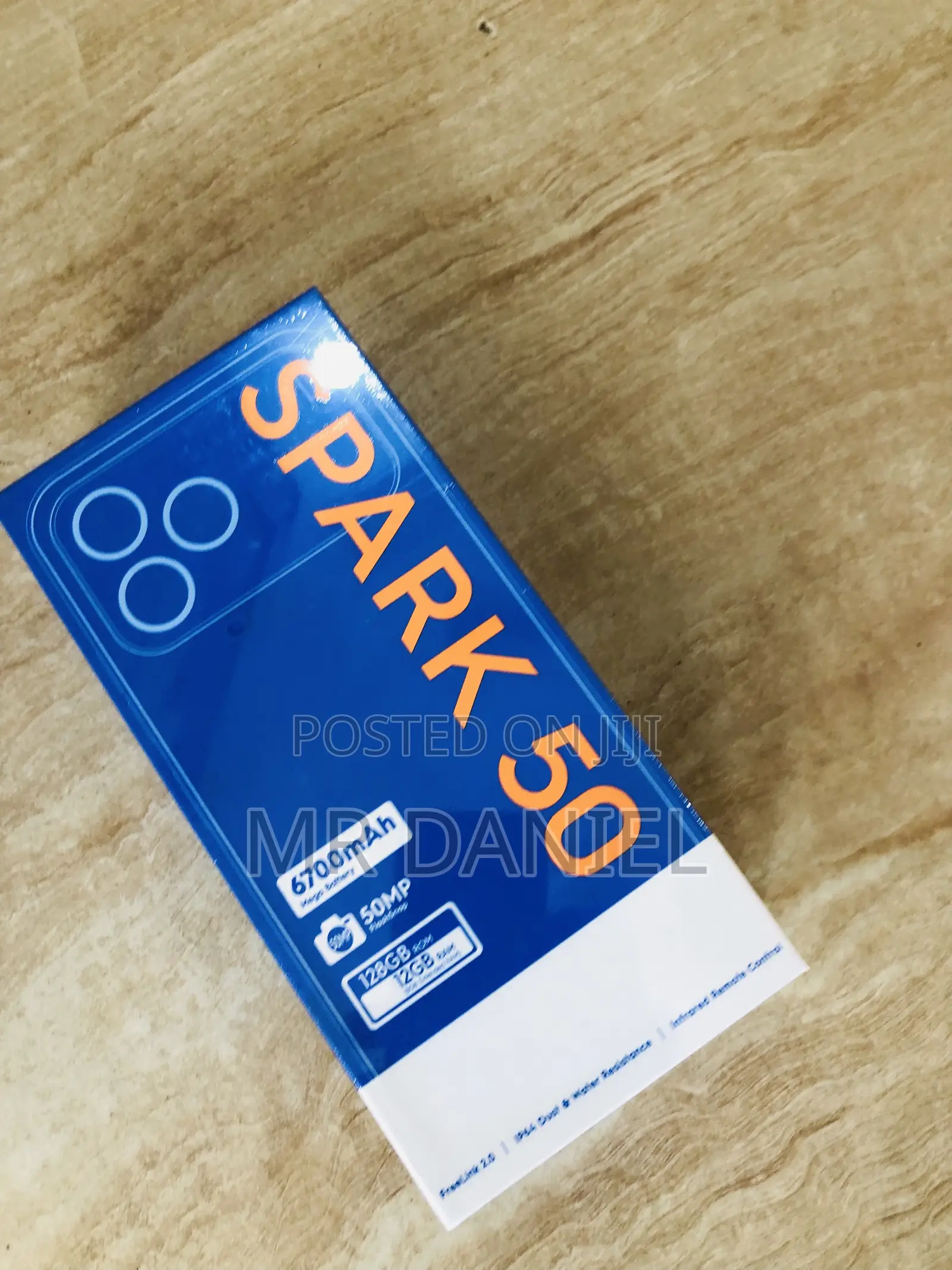 New Tecno Spark 50 128 GB Black