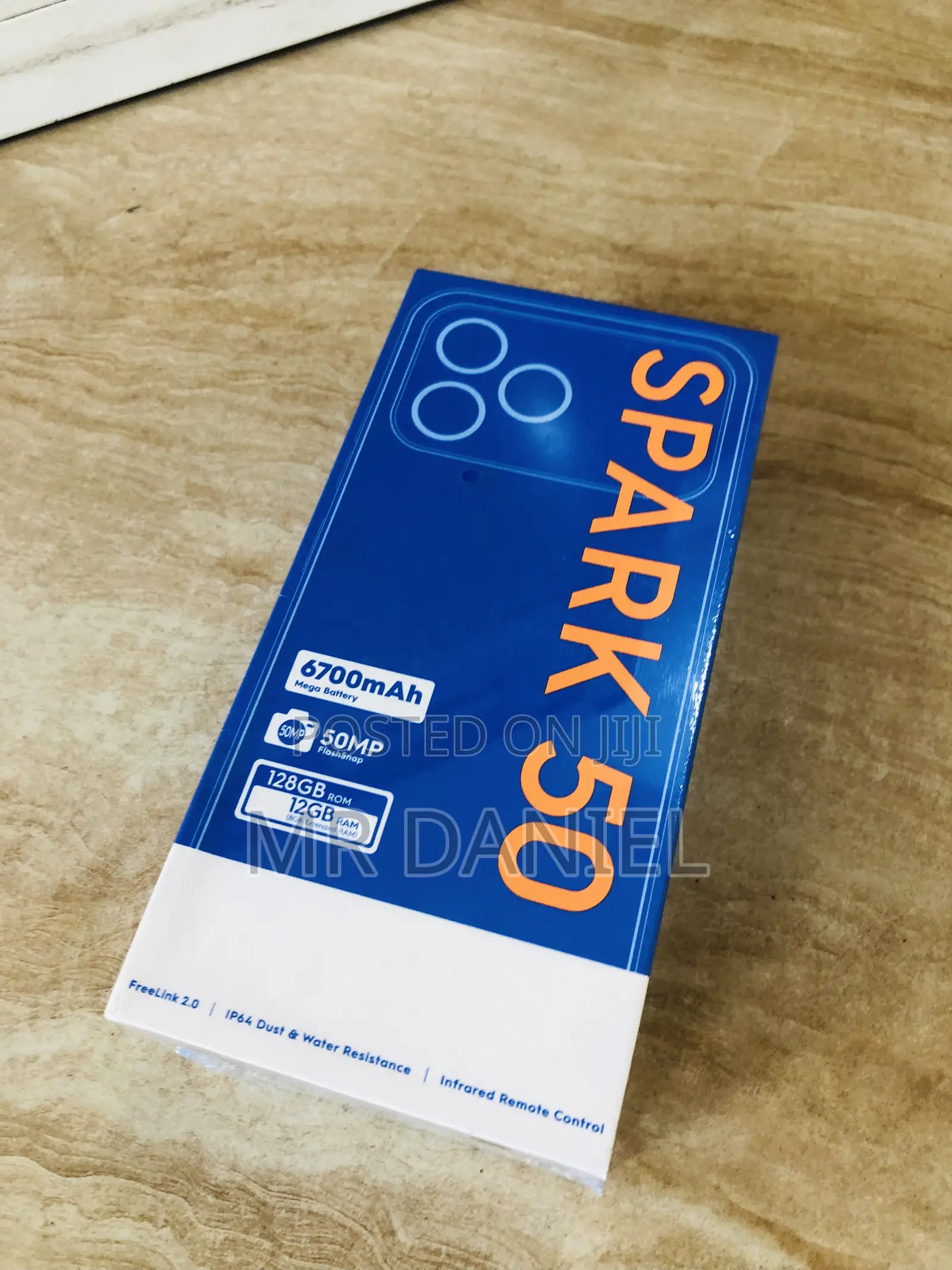 New Tecno Spark 50 128 GB Black