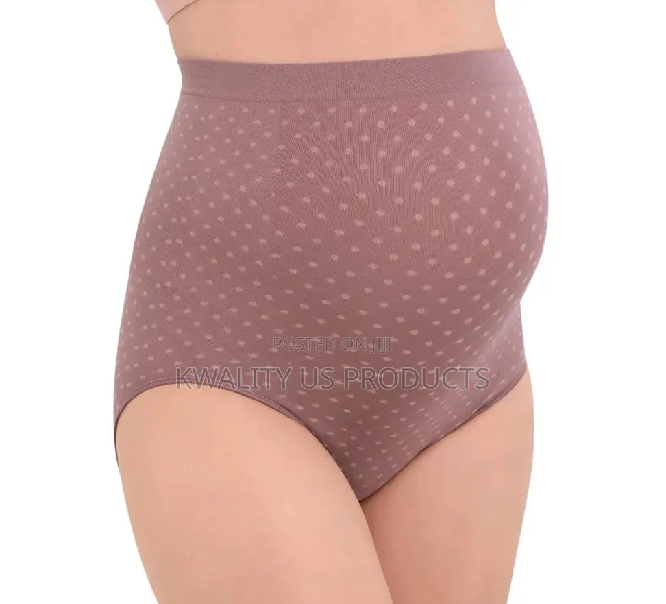 3-Pack Womens Maternity Over-the-Belly Panties - Small, Medium Sizes