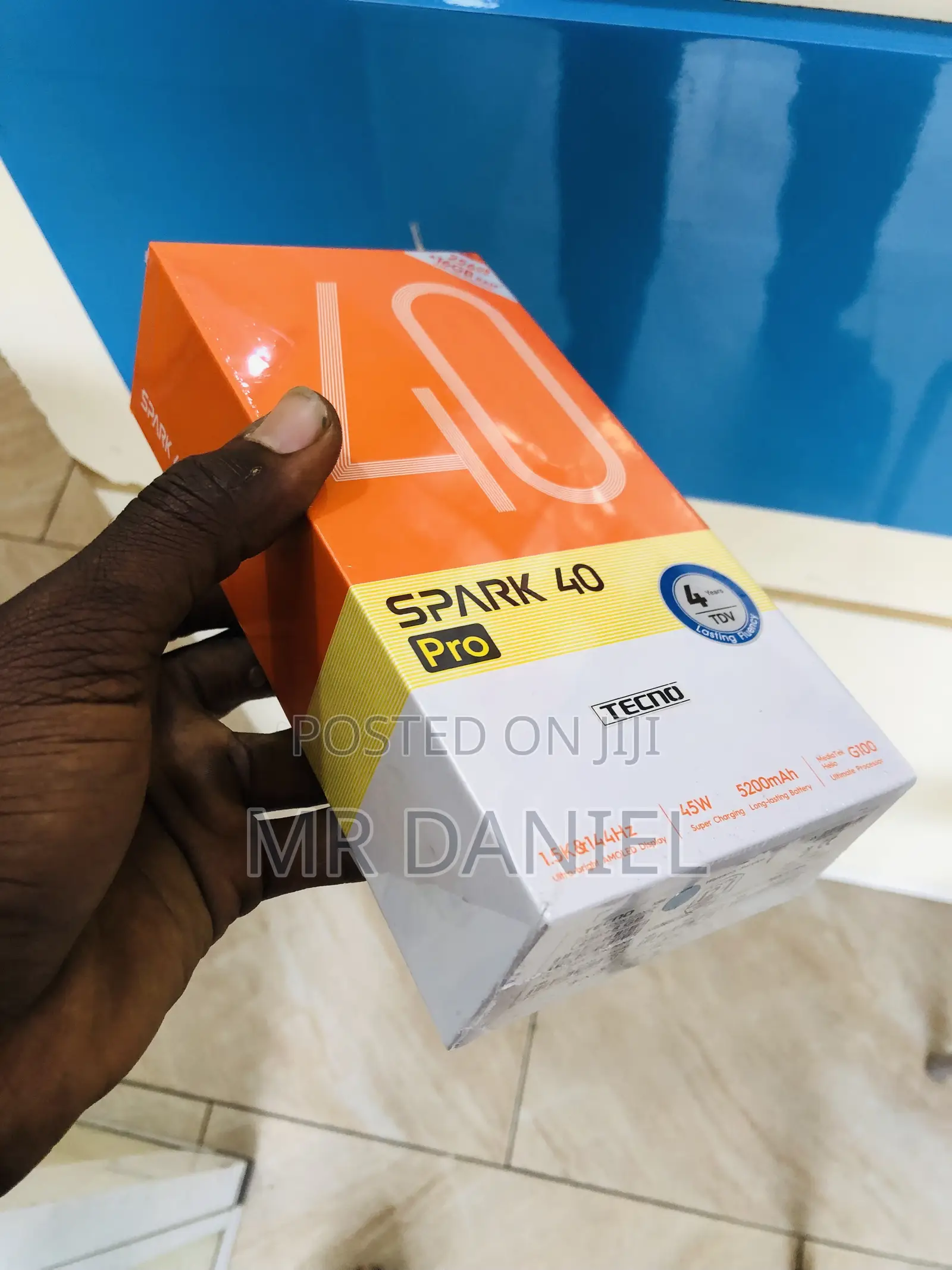 New Tecno Spark 40 Pro 256 GB Black