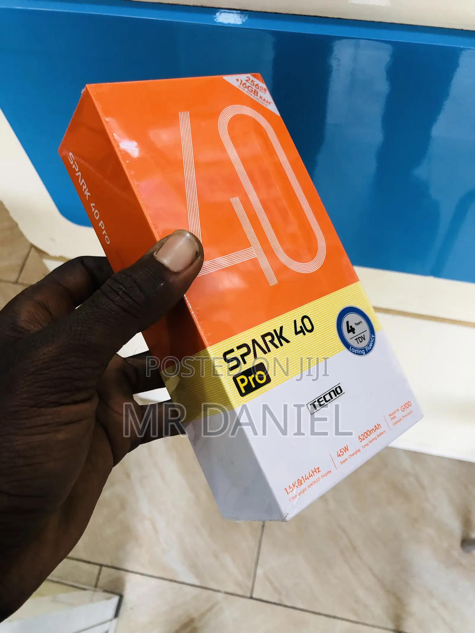 New Tecno Spark 40 Pro 256 GB Black