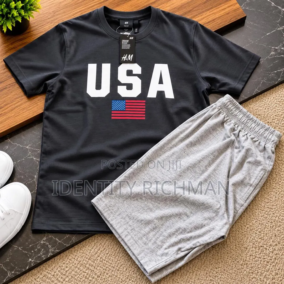 Cotton Men Top and Down