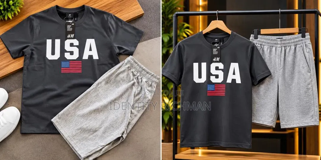 Cotton Men Top and Down
