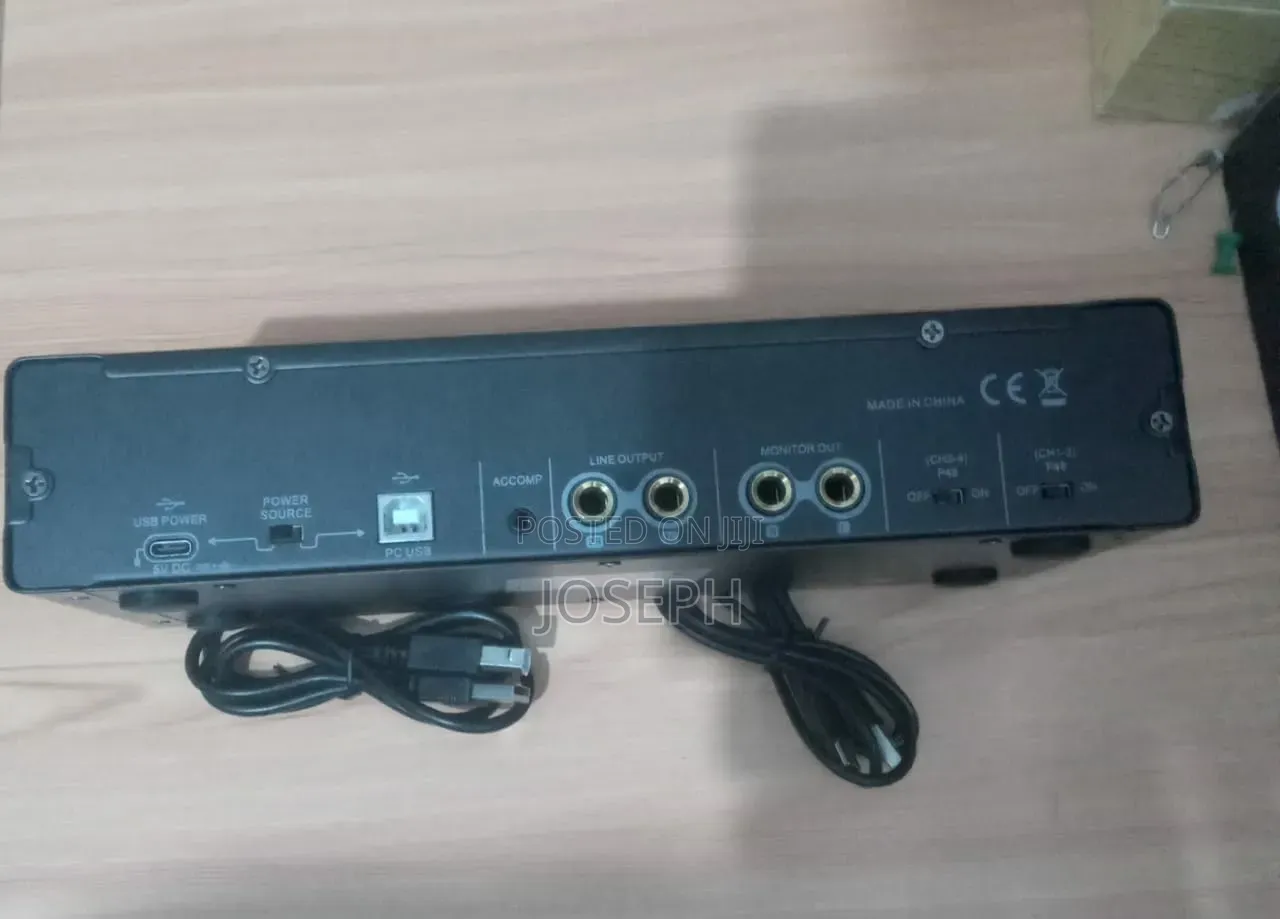 4 Channels Audio Interface Sound Card