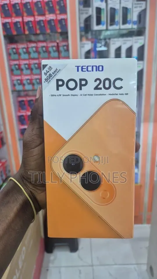 New Tecno Pop 20 64 GB Black