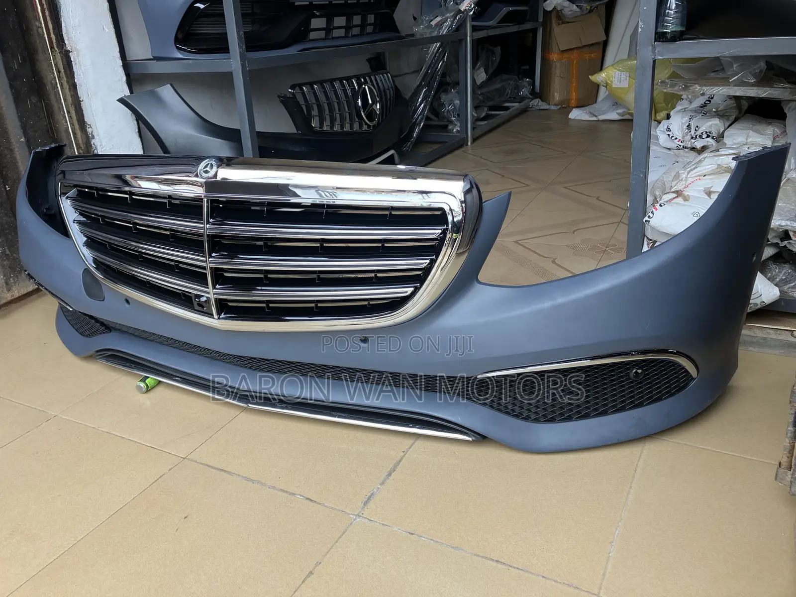 W213 E300 Maybach Style Front Bumoer With Grill Complete Available