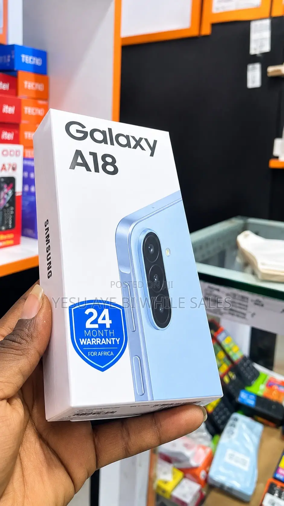 New Samsung Galaxy A18 128 GB Blue