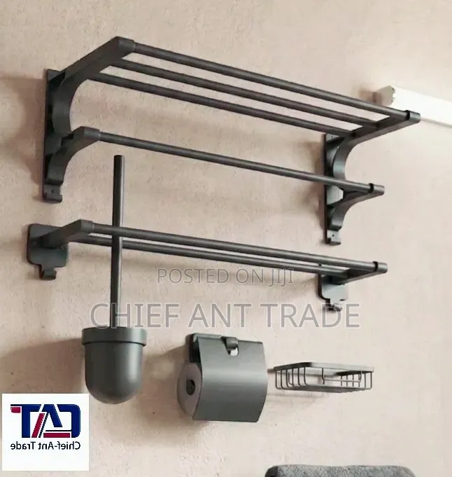 Set of Bathroom Accessories 505 Grey