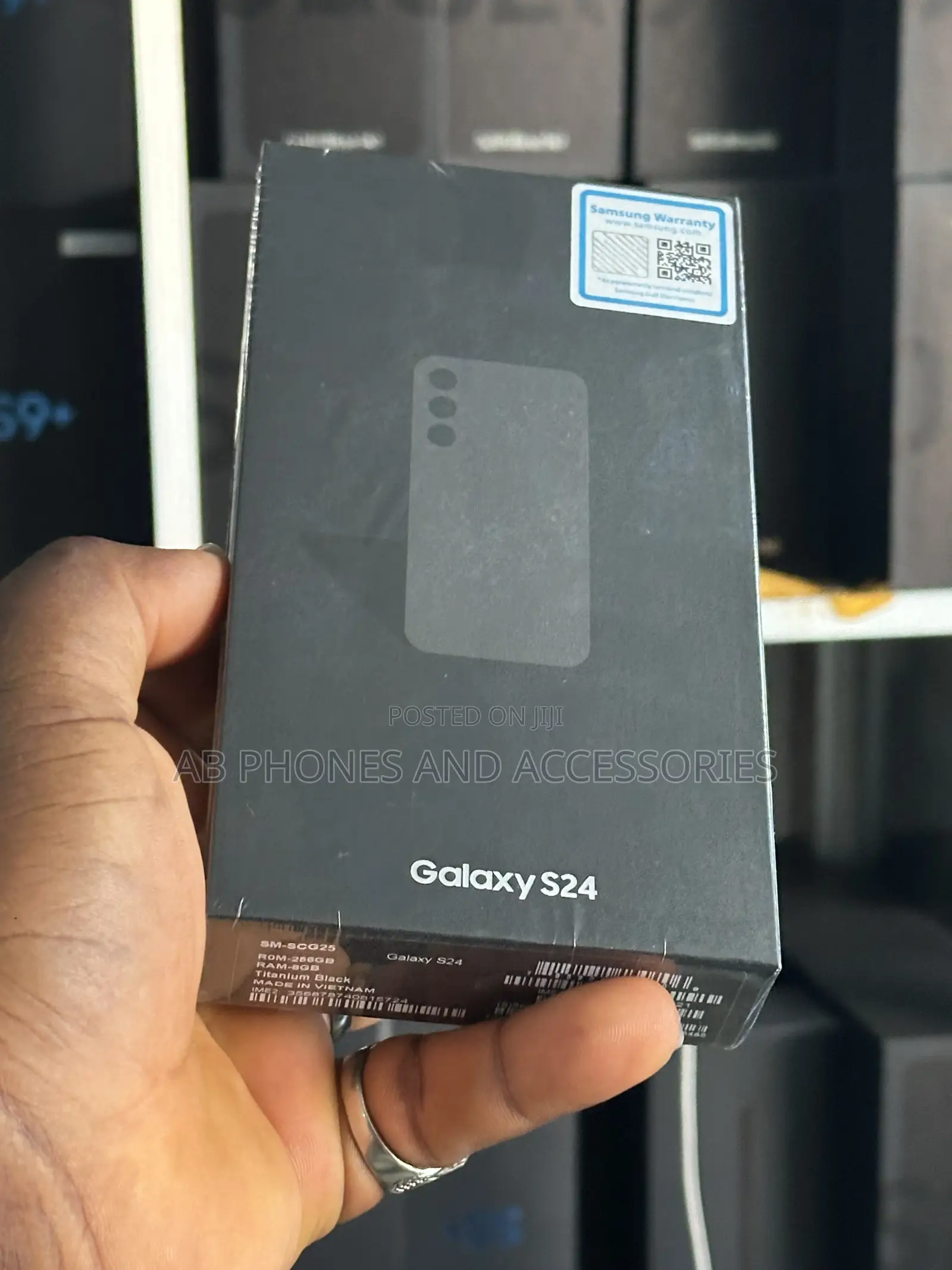 New Samsung Galaxy S24 256 GB Black