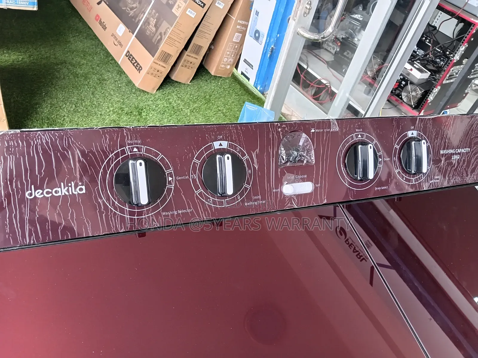 Decakila Twin Tub Washing Machine - Wash & Spin