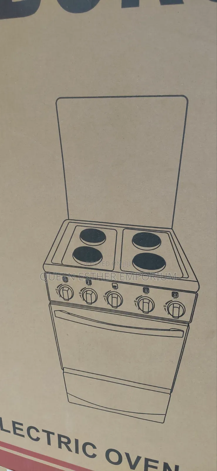 Electric 4 Burner With Oven