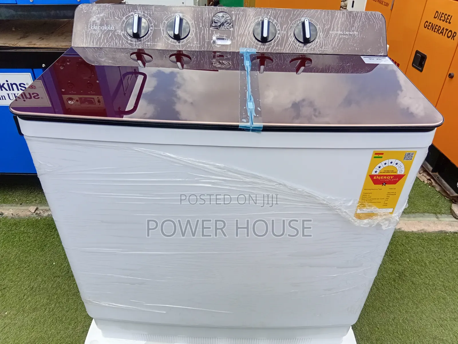 Decakila 15kg Washing Machine – Extra-Large Capacity for Powerful