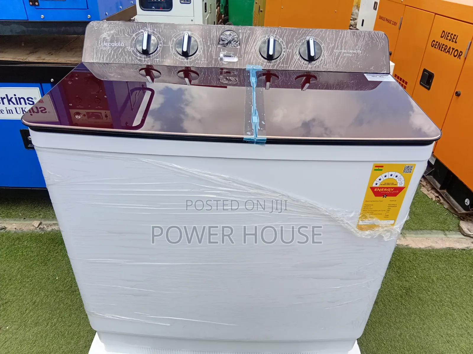 Decakila 15kg Washing Machine – Extra-Large Capacity for Powerful