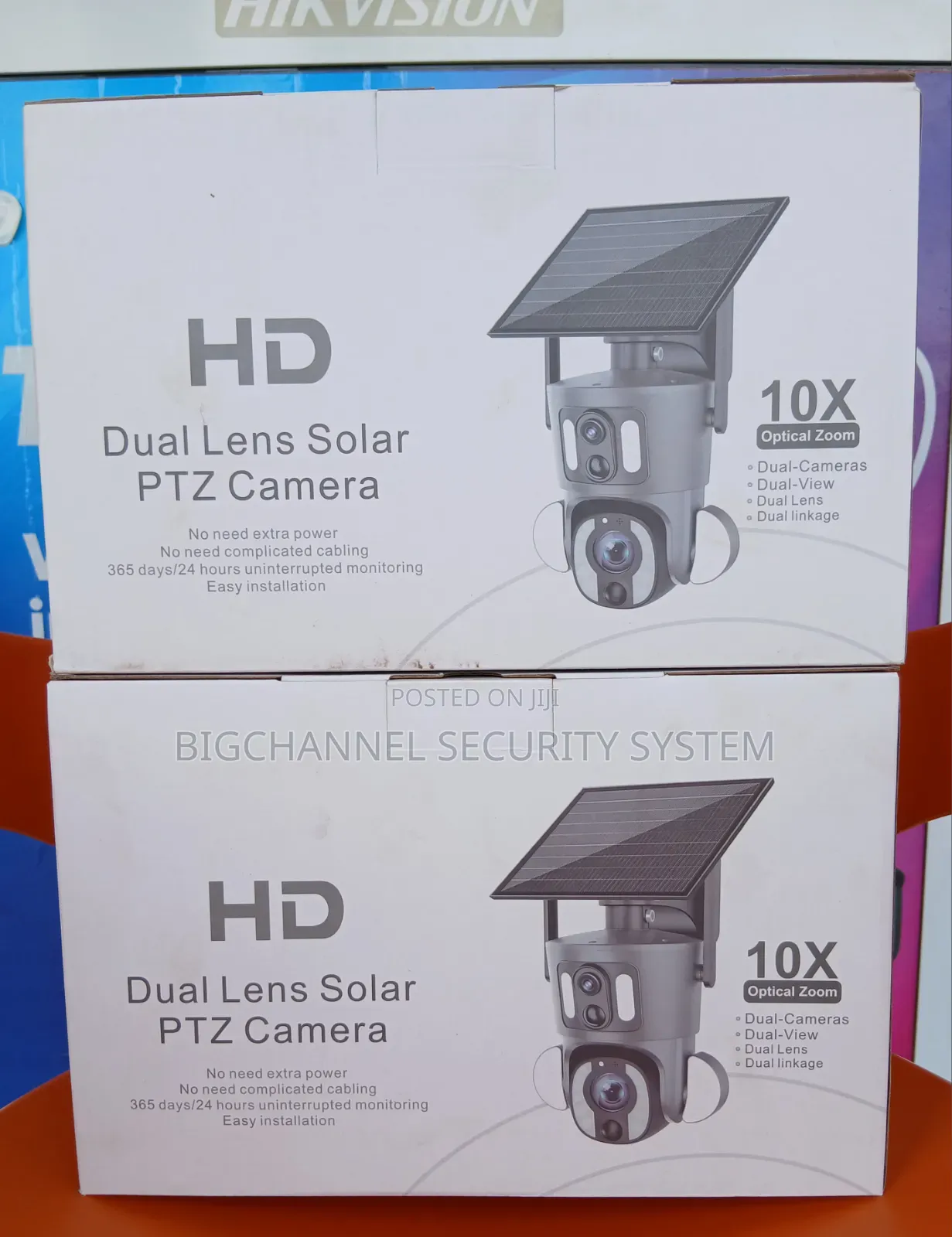 Hd Dual Lens Solar PTZ Camera