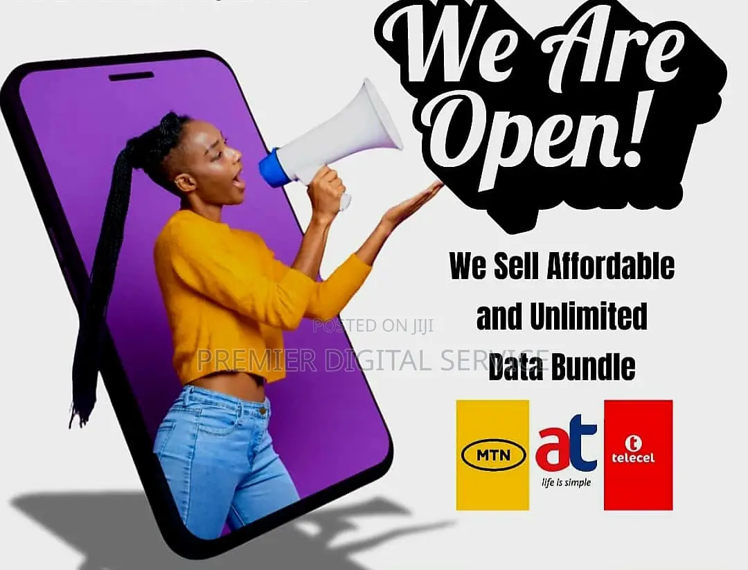 Buy Data Bundles for All Networks (MTN , AirtelTigo & Telecel)