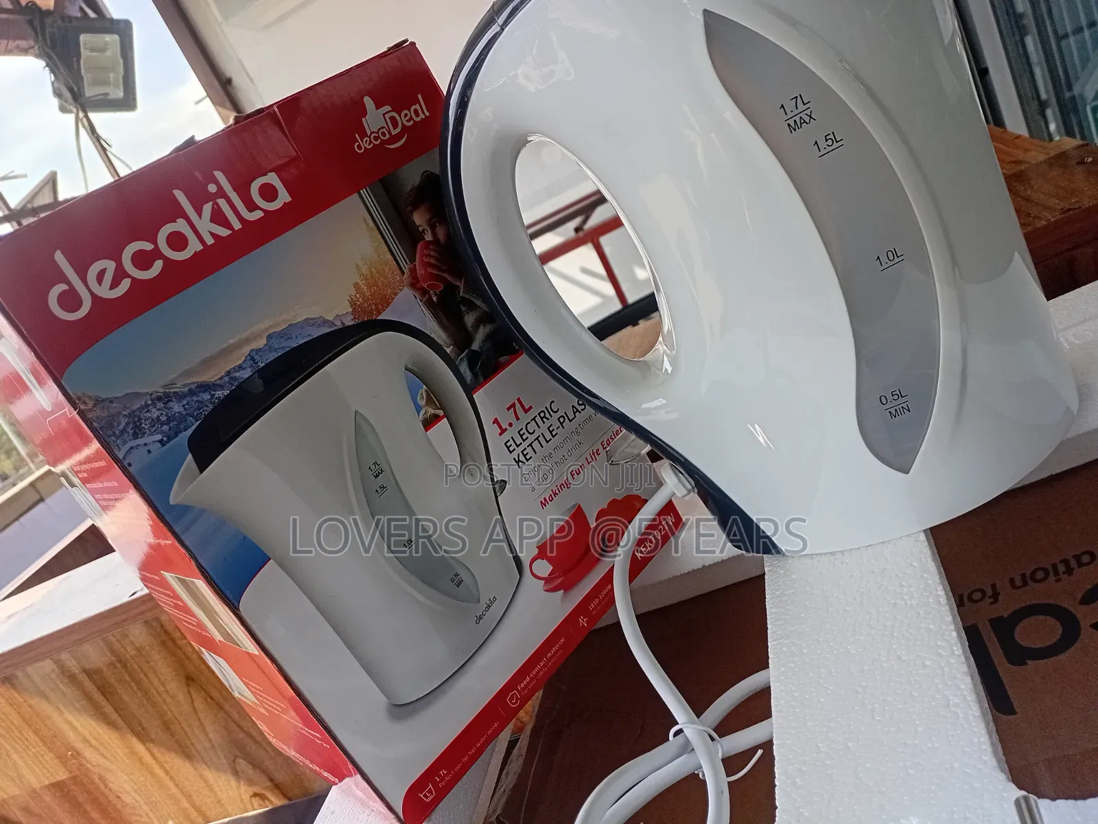 Decakila Electric Kettle – Fast Boiling Water for Everyday Use