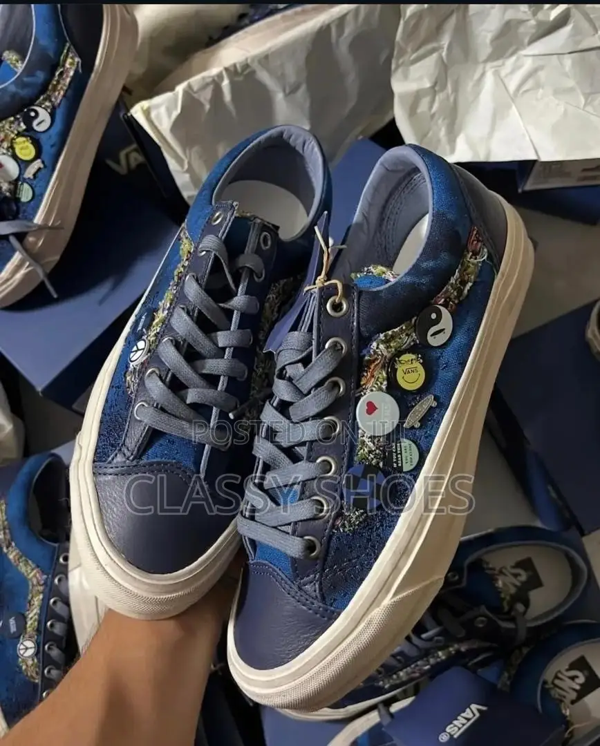 Vans Leather Blue