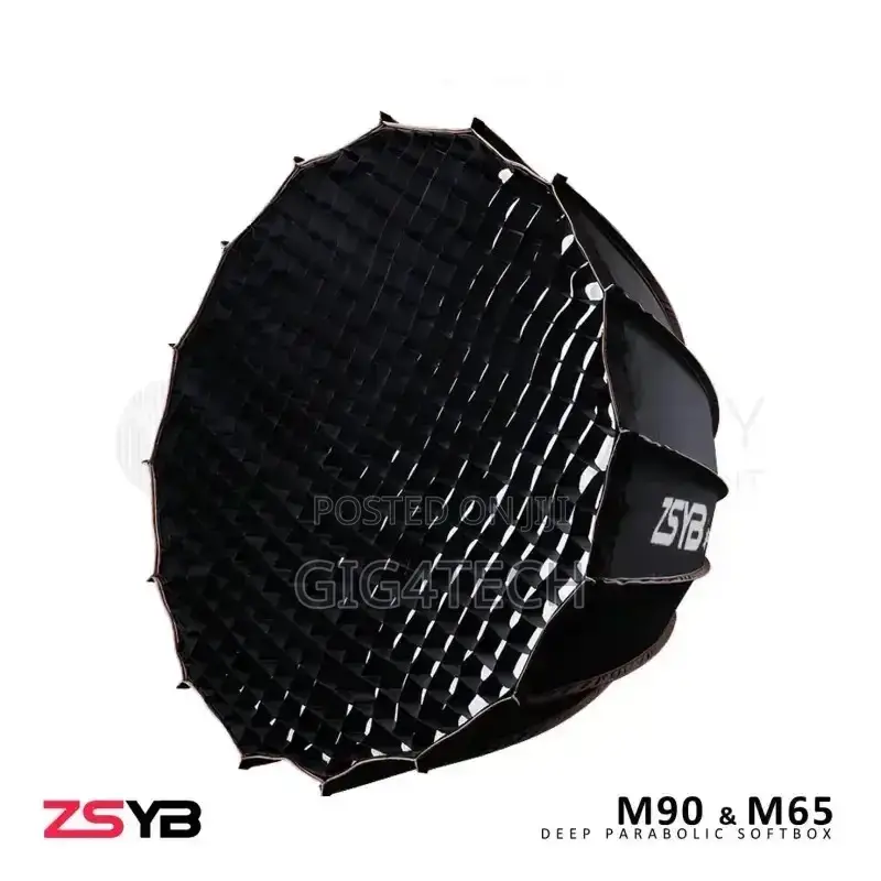 Zsyb 65cm Parabolic Deep Softbox With Grid