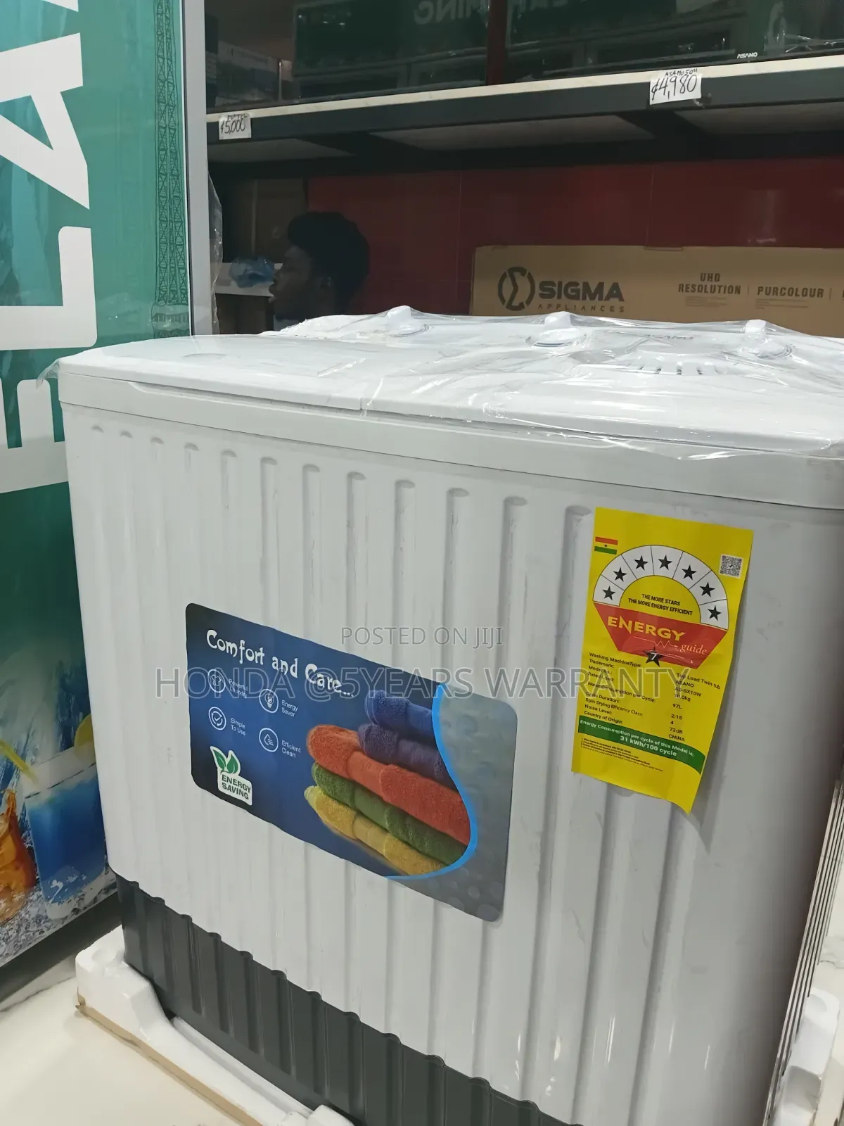Asano Washing Machine - Wash & Dry Fast