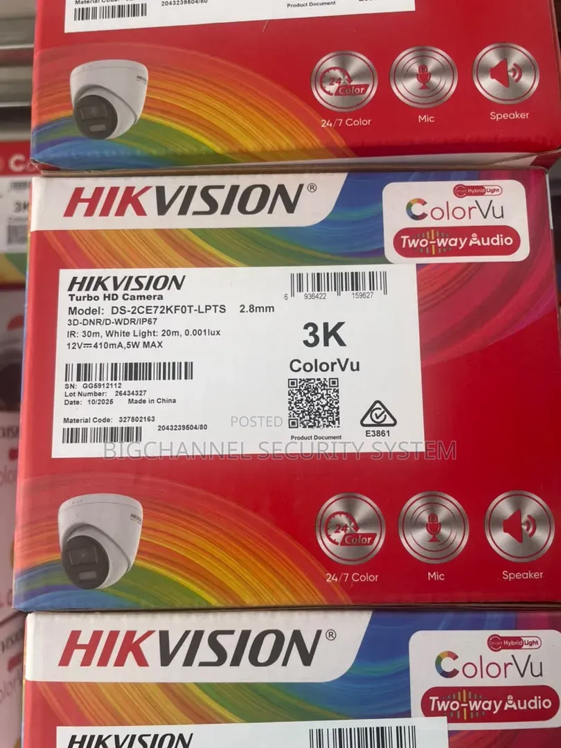 Hikvision 3k Analog 2-Way Audio Dome Camera