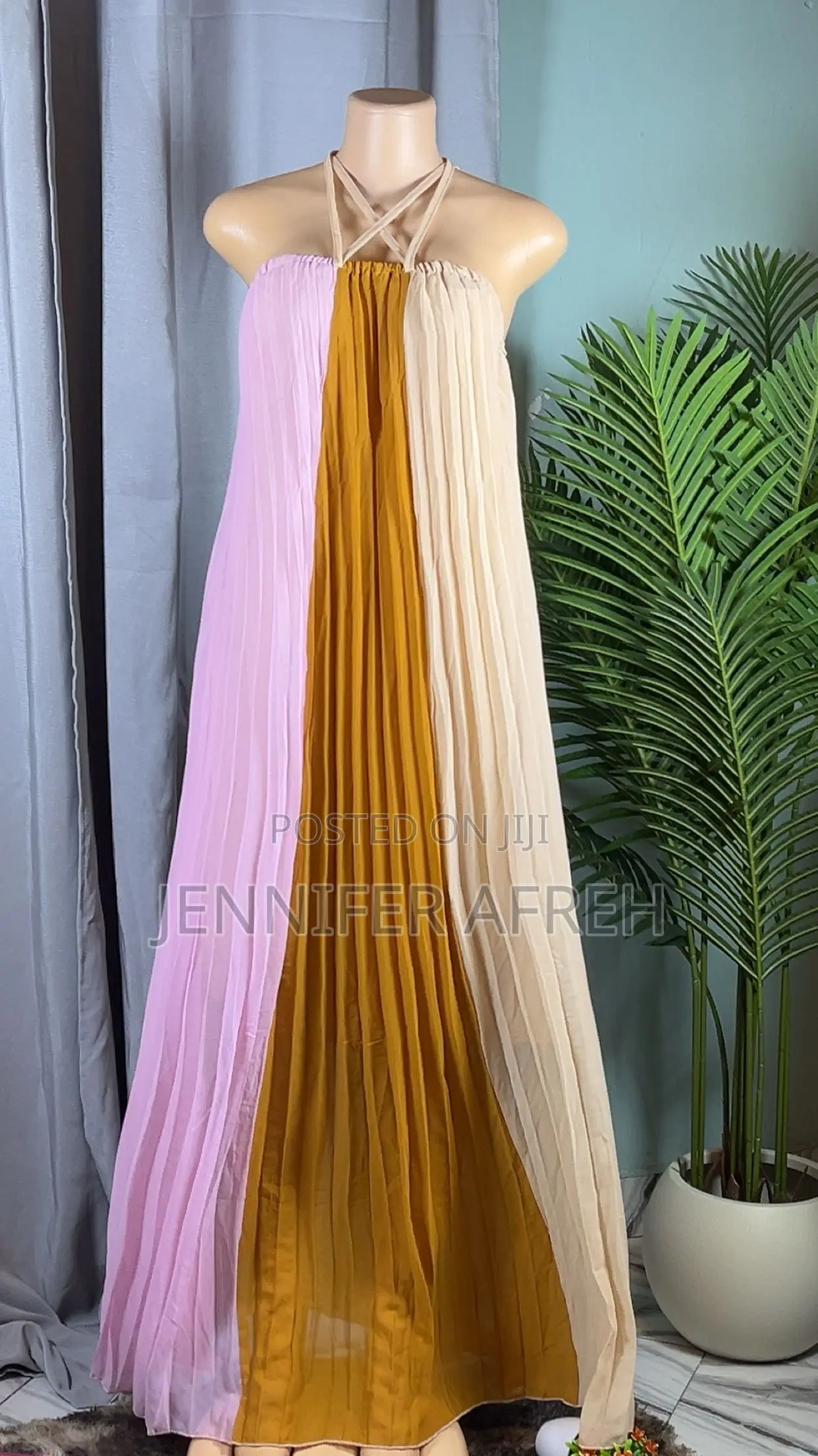 Maxi Pleated Dress
