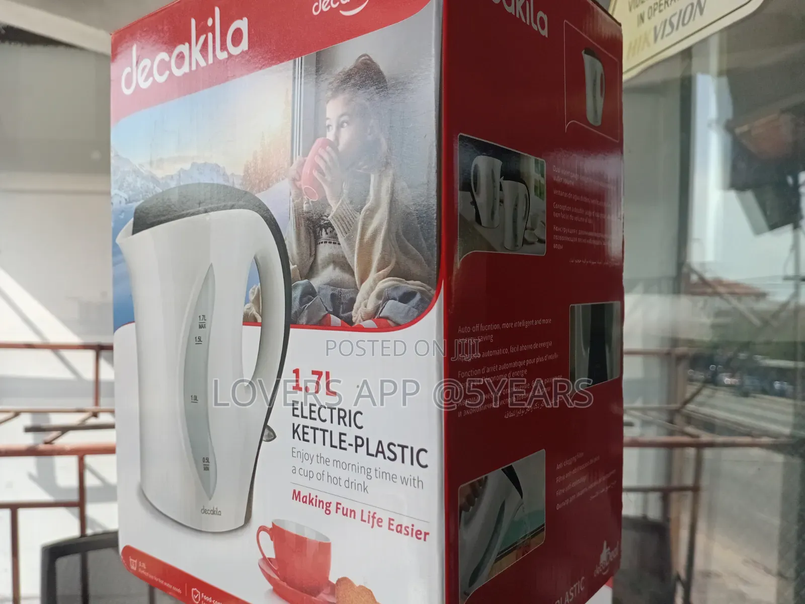 High-Quality Decakila Electric Kettle With Automatic Shut-Off