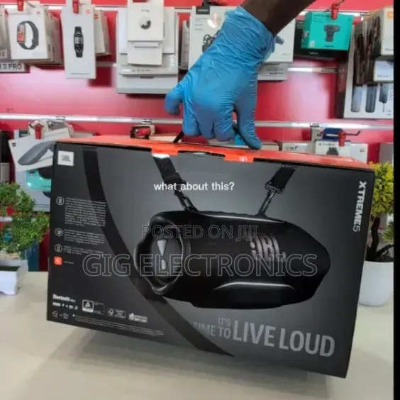 JBL Xtreme 5 Portable Wireless Waterproof Speaker (Black)