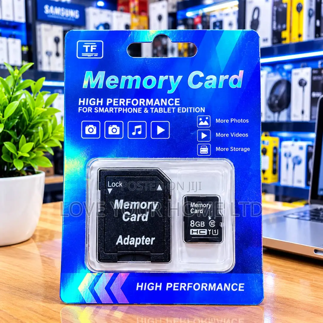 8GB TF Micro SD Memory Card With SD Card Adapter