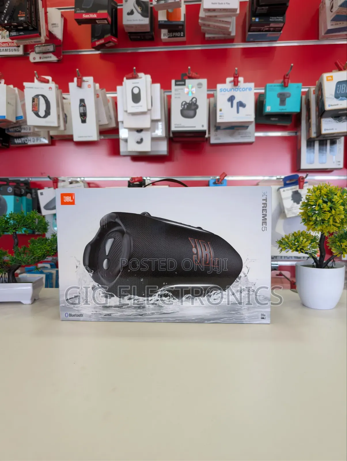 JBL Xtreme 5 Portable Wireless Waterproof Speaker (Black)