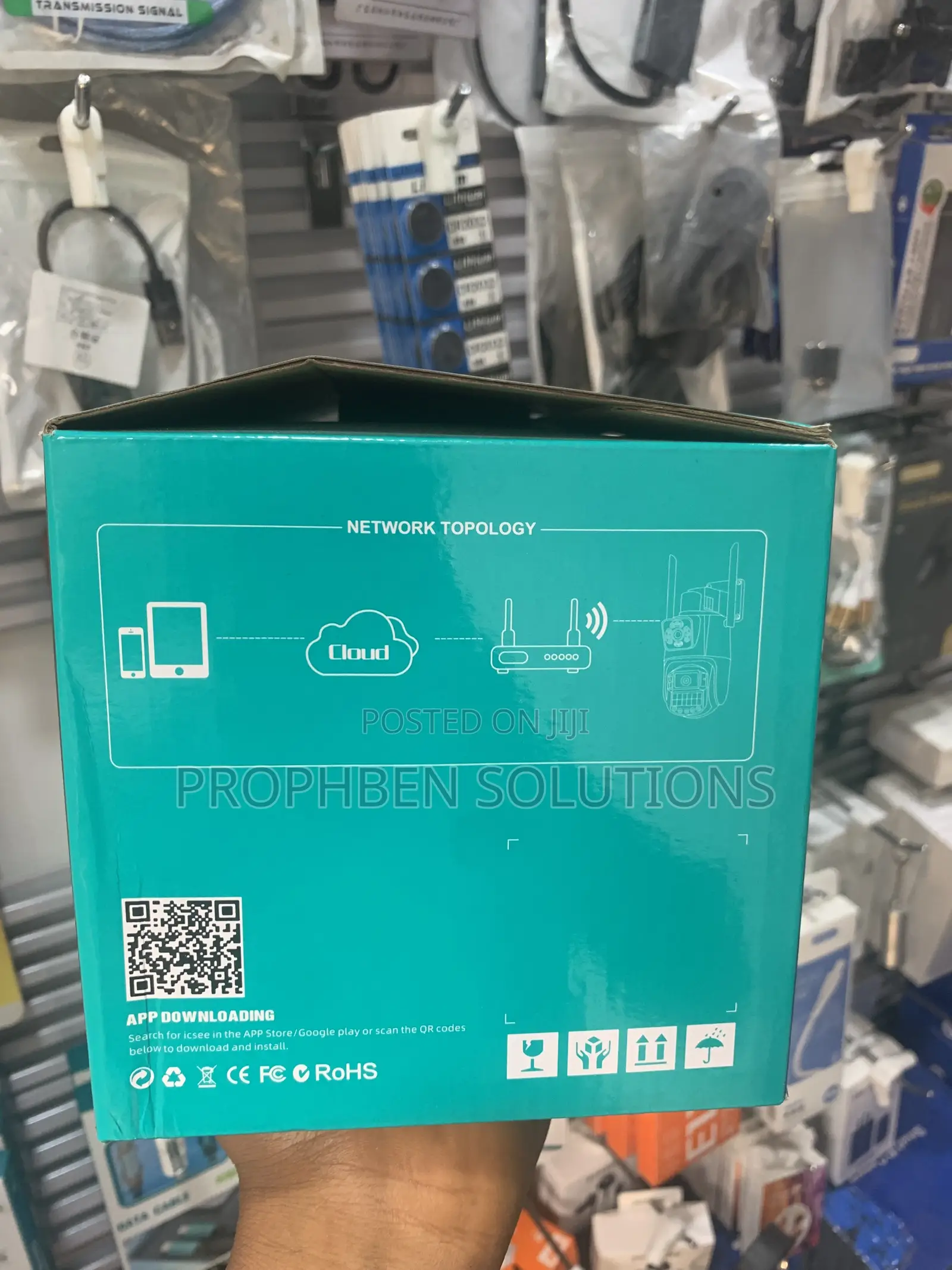 Dual Lens Waterproof CCTV Camera WiFi/wired