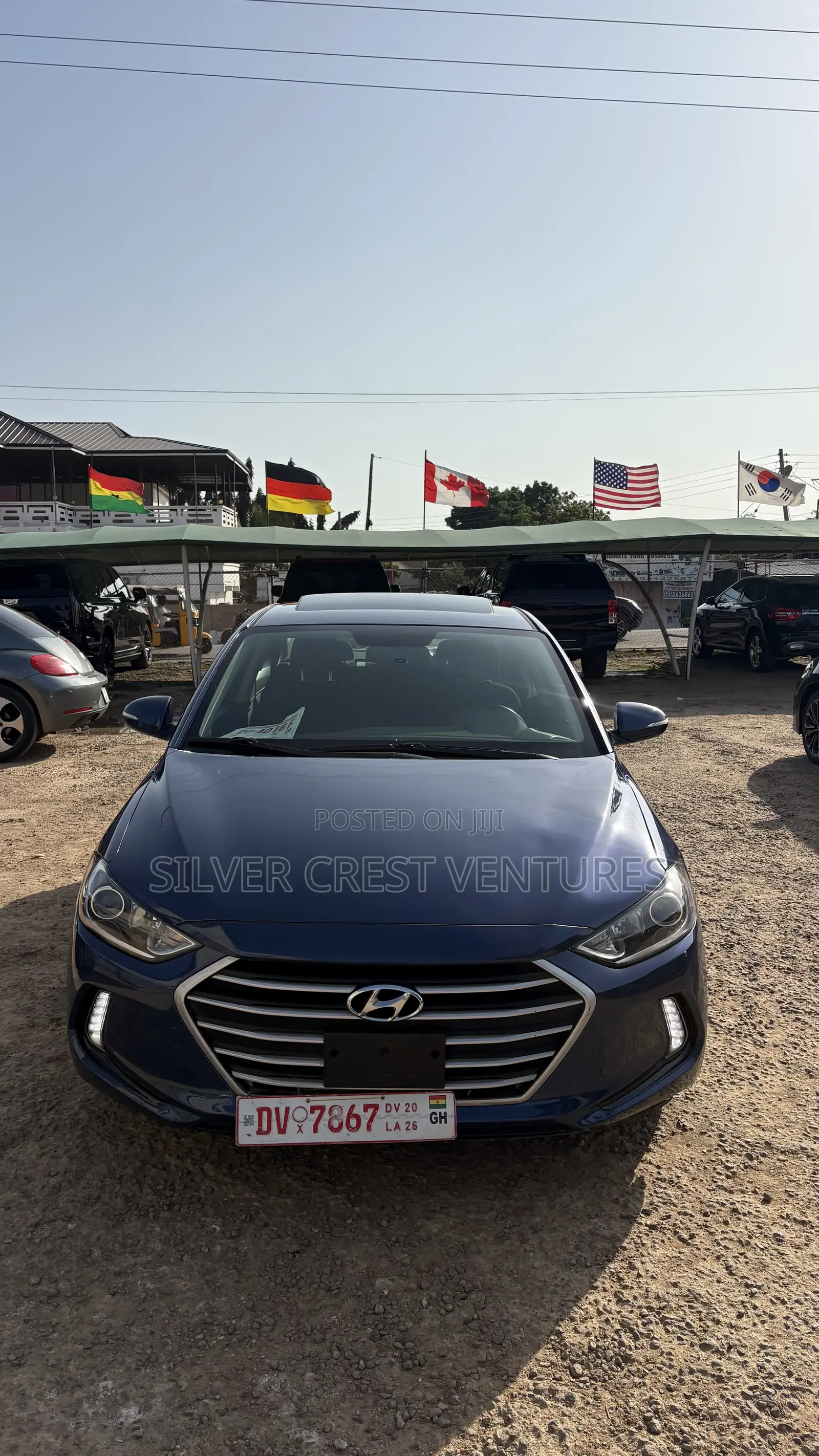 Hyundai Elantra Limited Sedan FWD (2.0L 4cyl 6A) 2017 Blue