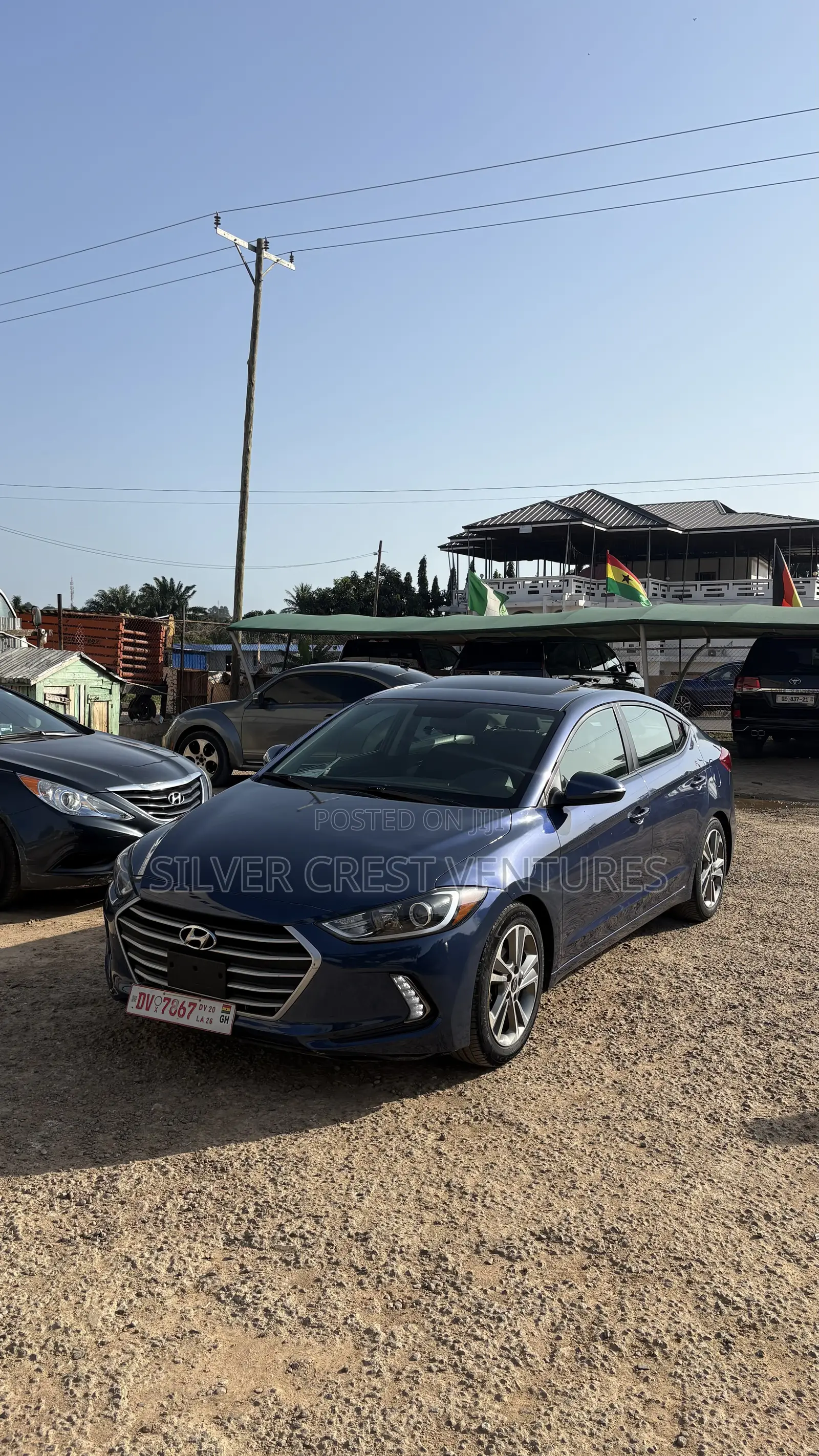 Hyundai Elantra Limited Sedan FWD (2.0L 4cyl 6A) 2017 Blue
