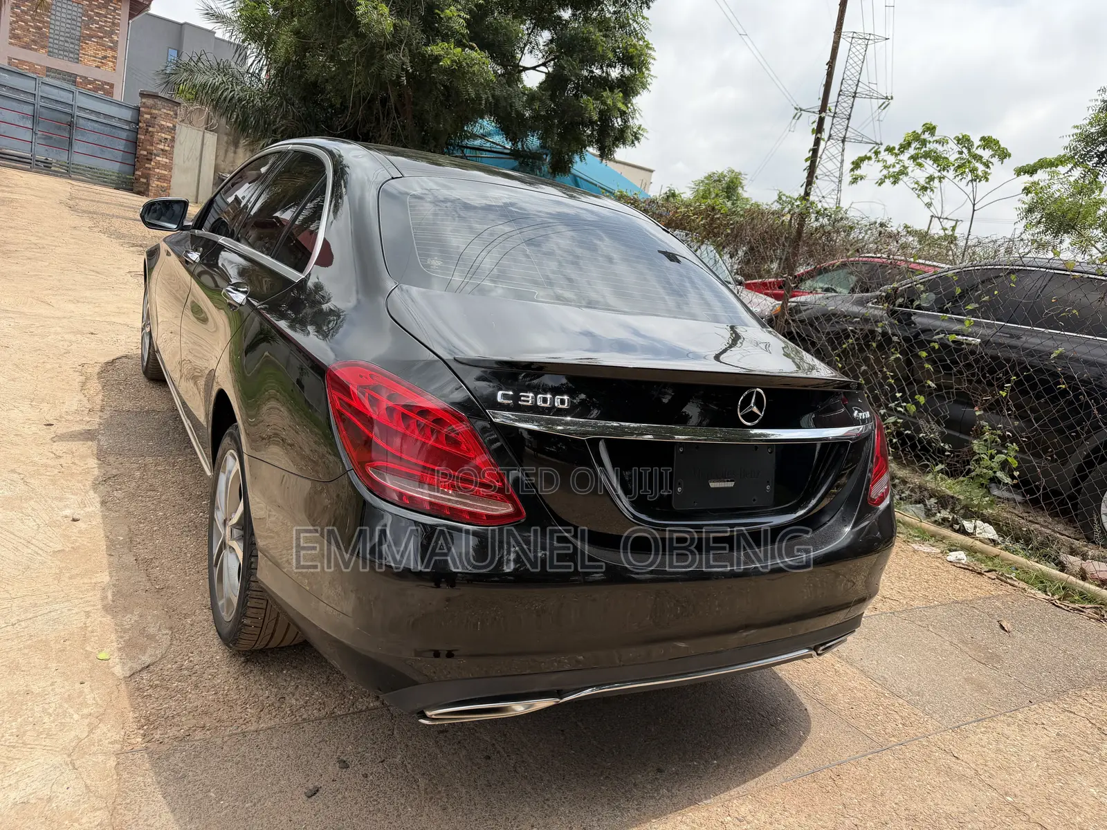 Mercedes-Benz C300 Luxury 4matic Sedan AWD (2.0L 4cyl 7A) 2017 Black