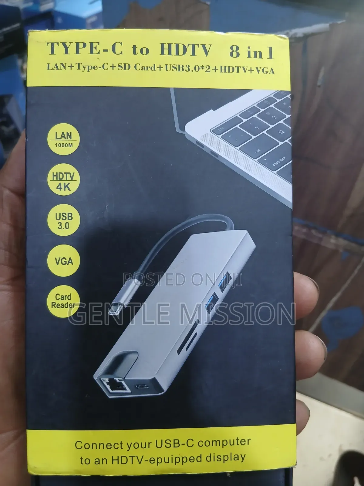 Type C to HDTV 8in1