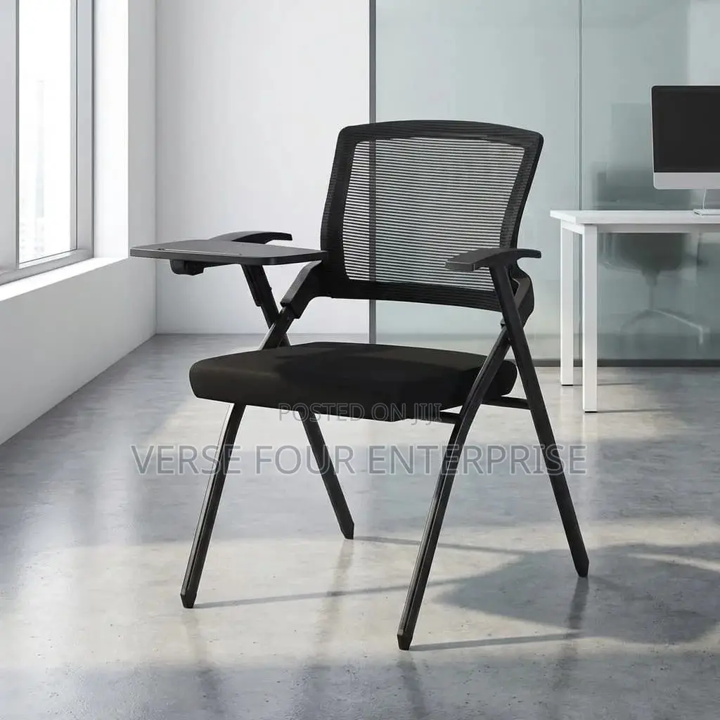 Folding Chair With Writing Pad