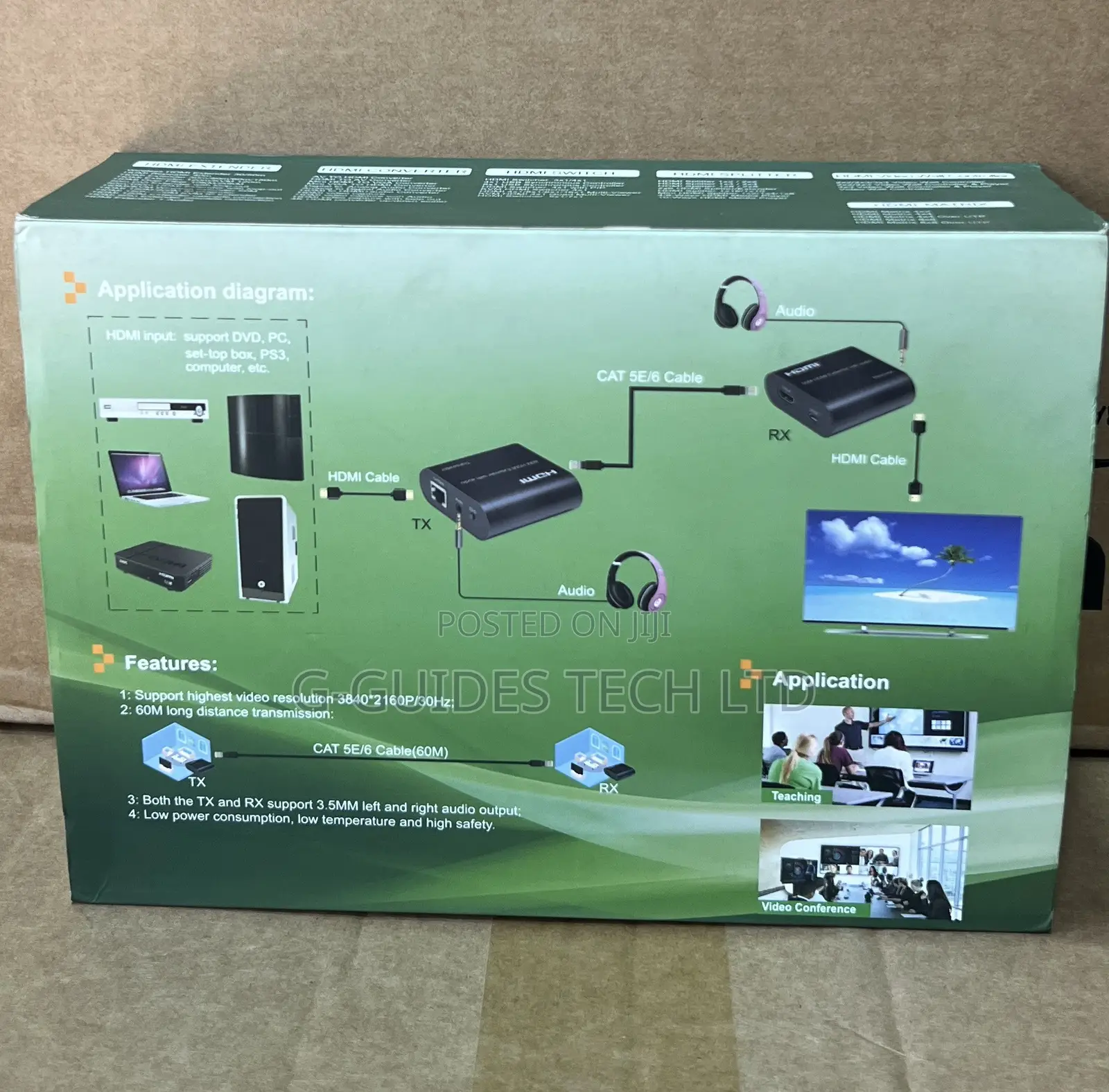 60M HDMI Extender With Audio