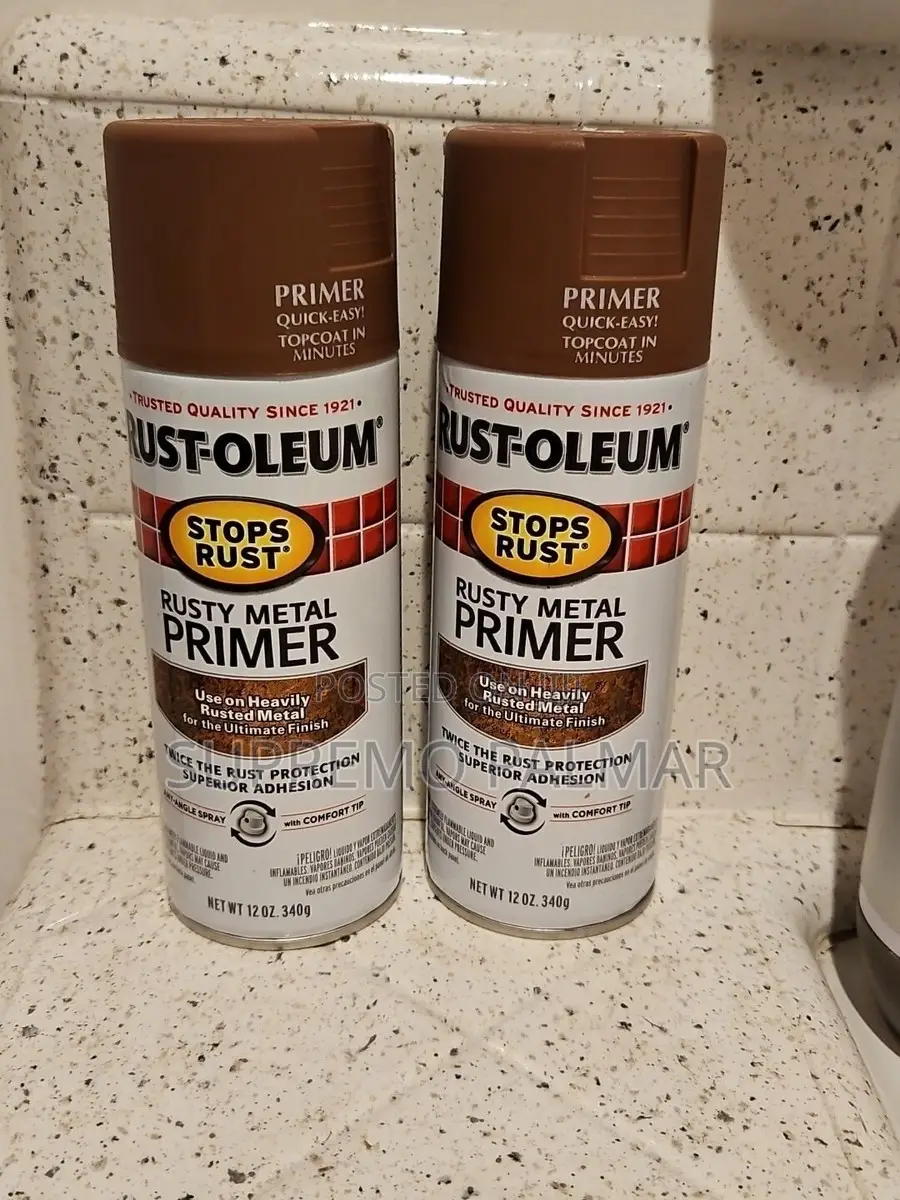 Stops Rust 12oz – Flat Brown Rusty Metal Primer Spray