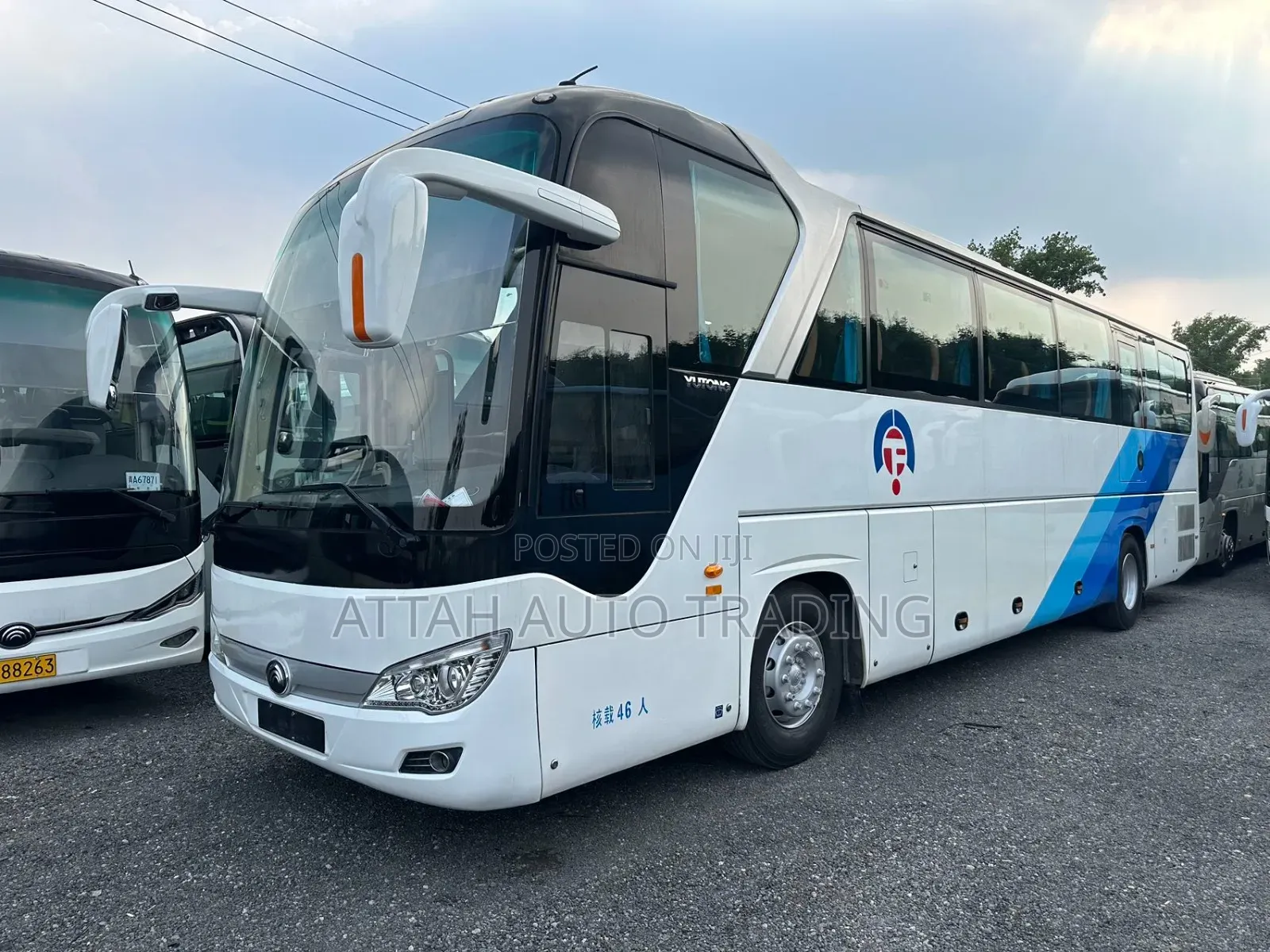 New Yutong Sightseeing Bus 2025 White