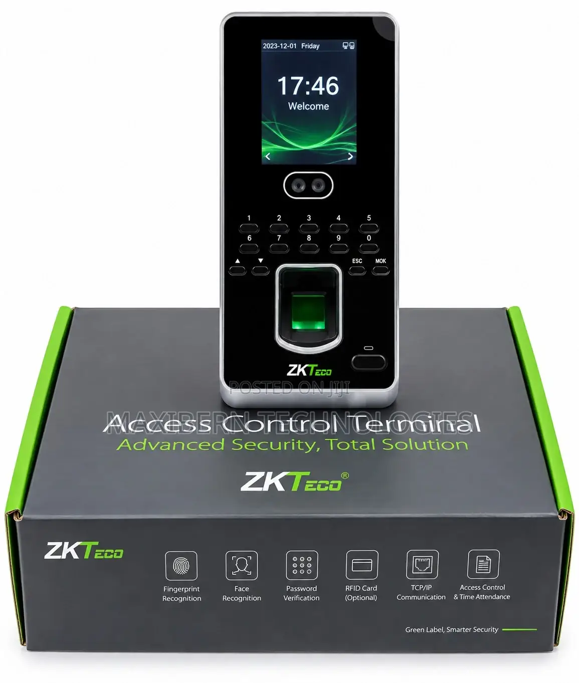 ZKTeco MultiBio 800 Face Fingerprint Access Control & Attendance