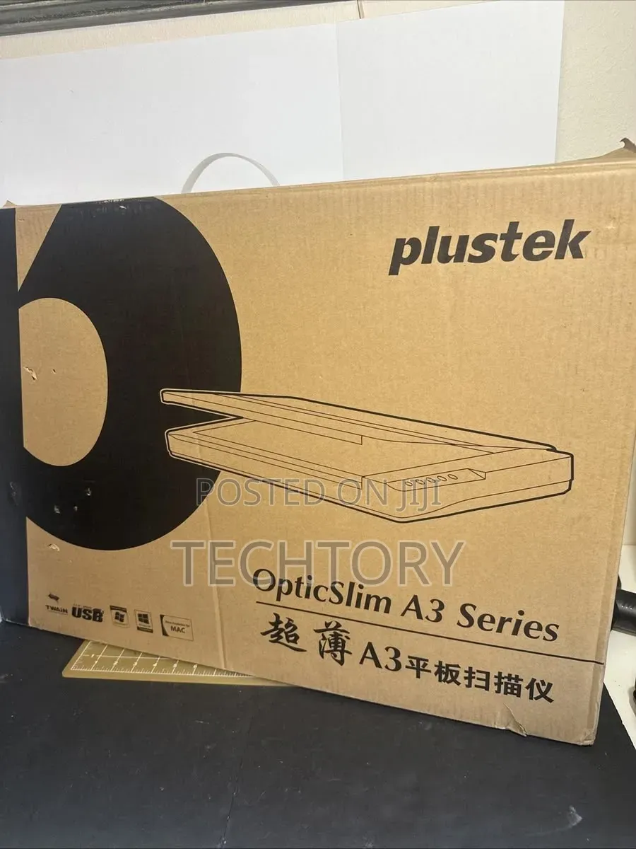 Plustek OpticSlim 1180 Flatbed A3 Series Scanner