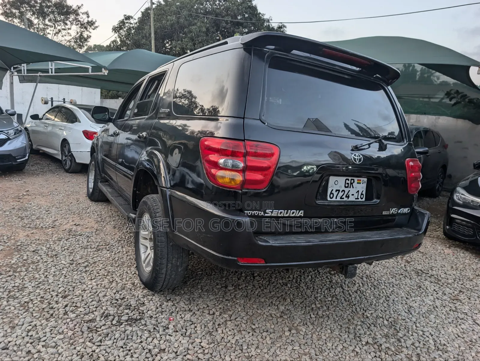Toyota Sequoia Limited 4dr SUV 4WD (4.7L 8cyl 4A) 2002 Black