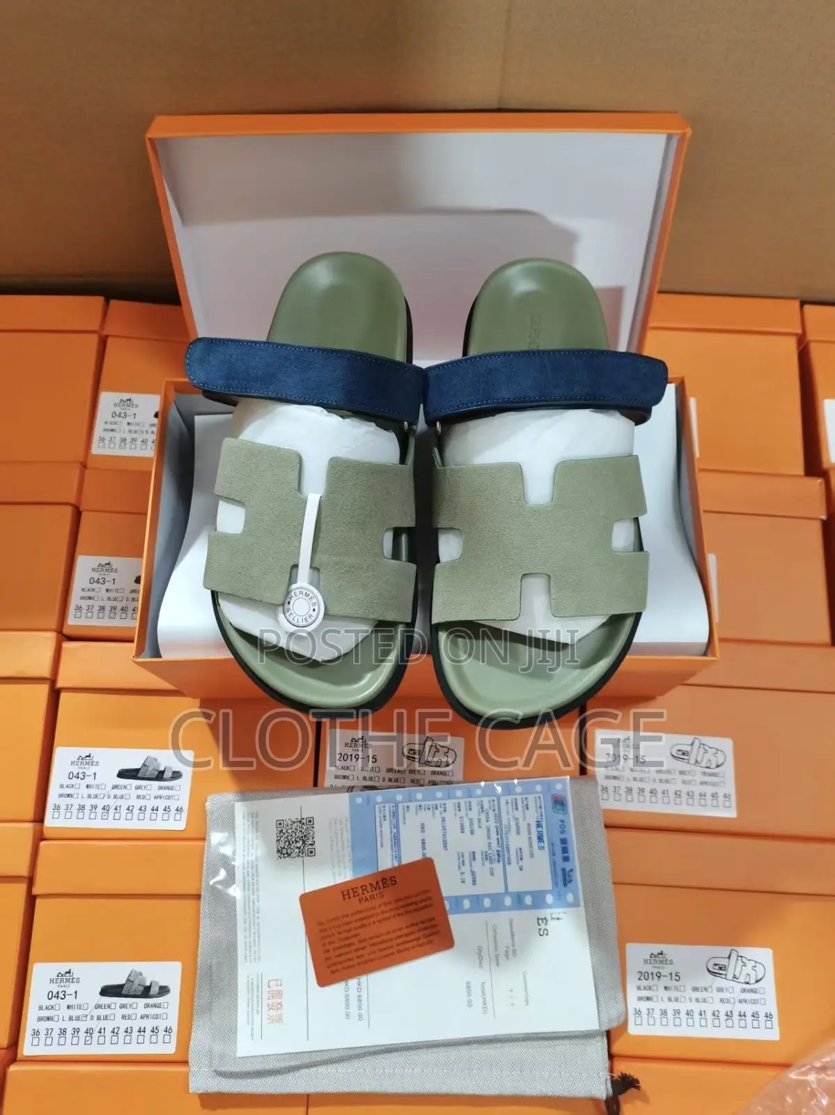 Hermès Chypre Techno-Sandals