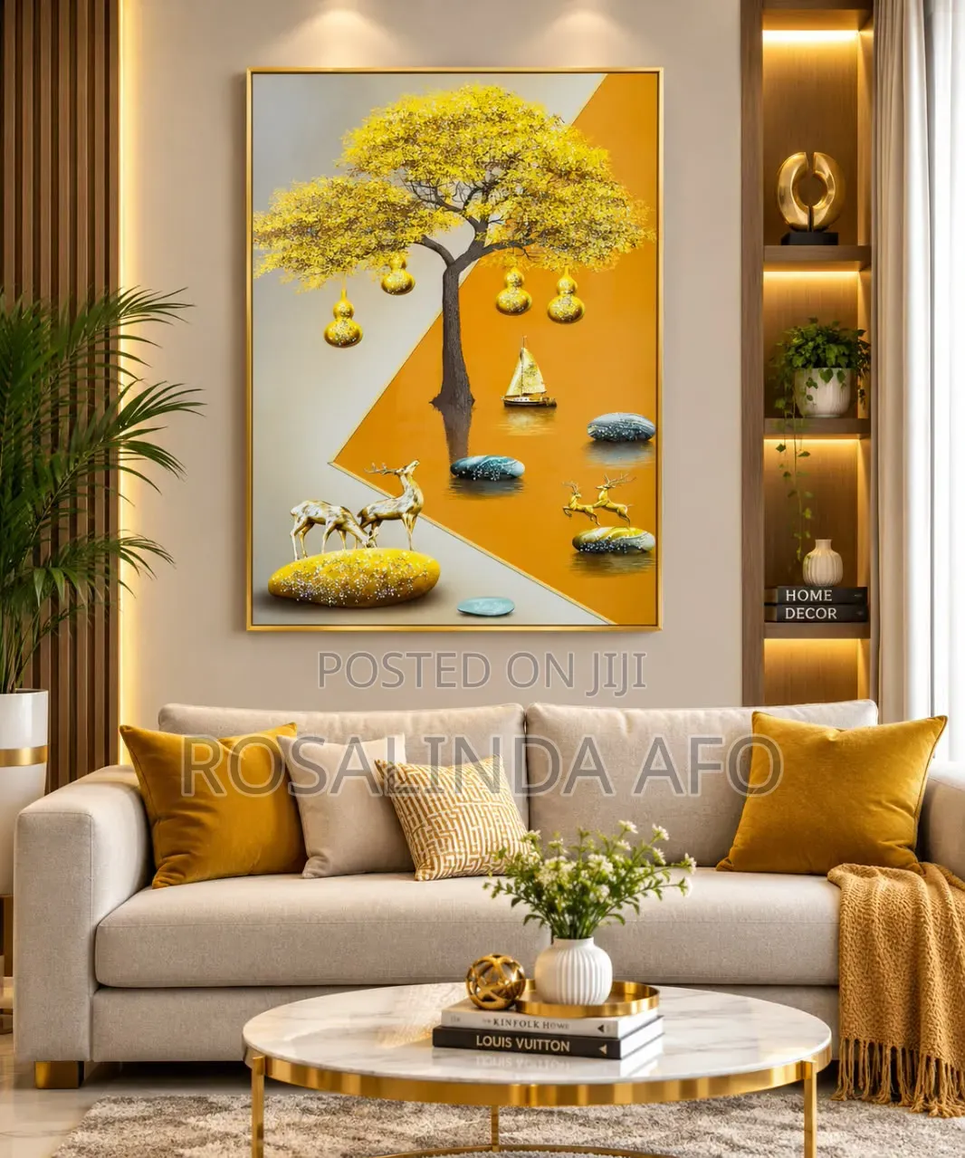 Nice Crystal Wall Painting